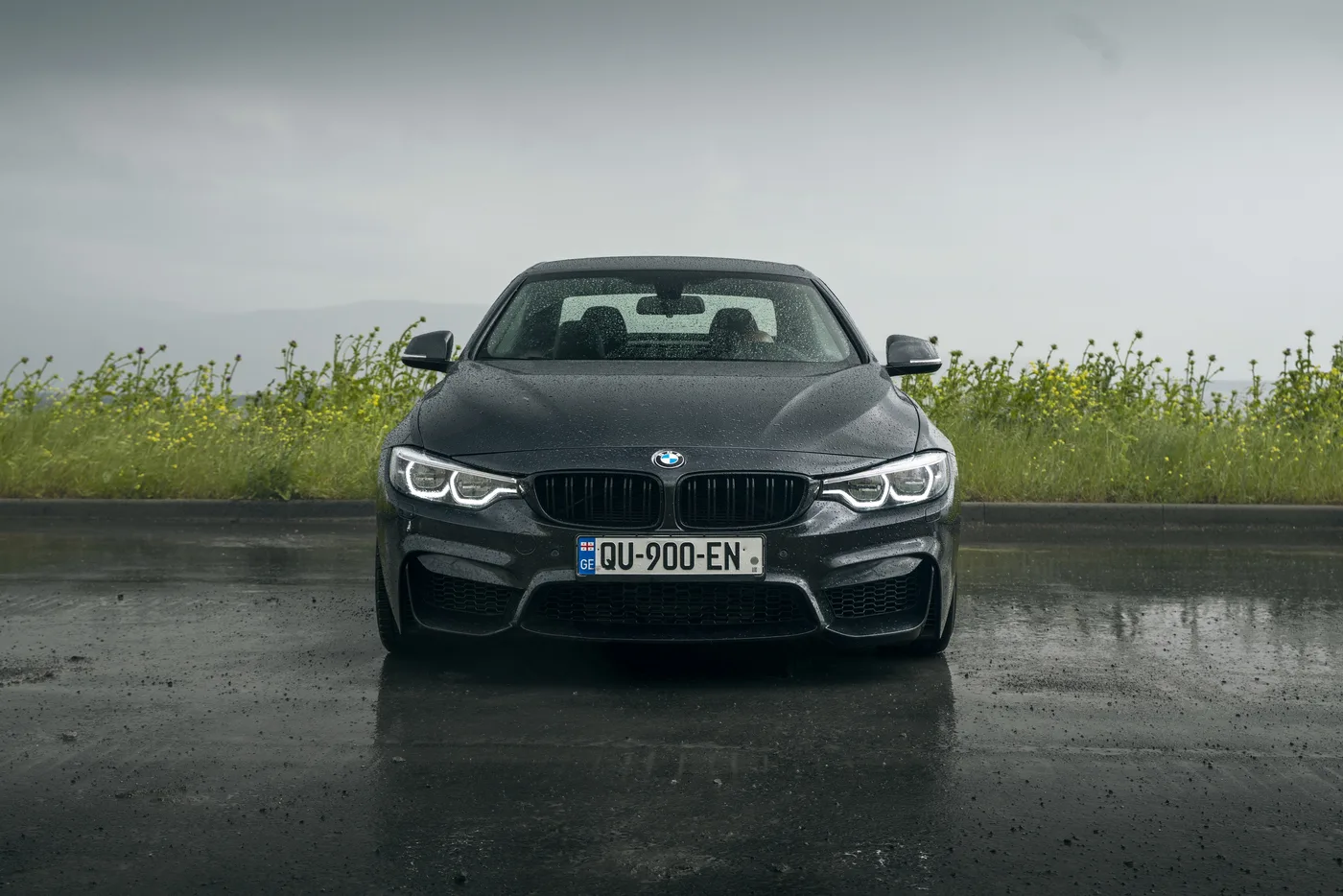 BMW 428i Cabrio 2015 - rear view - RentGeo Cars