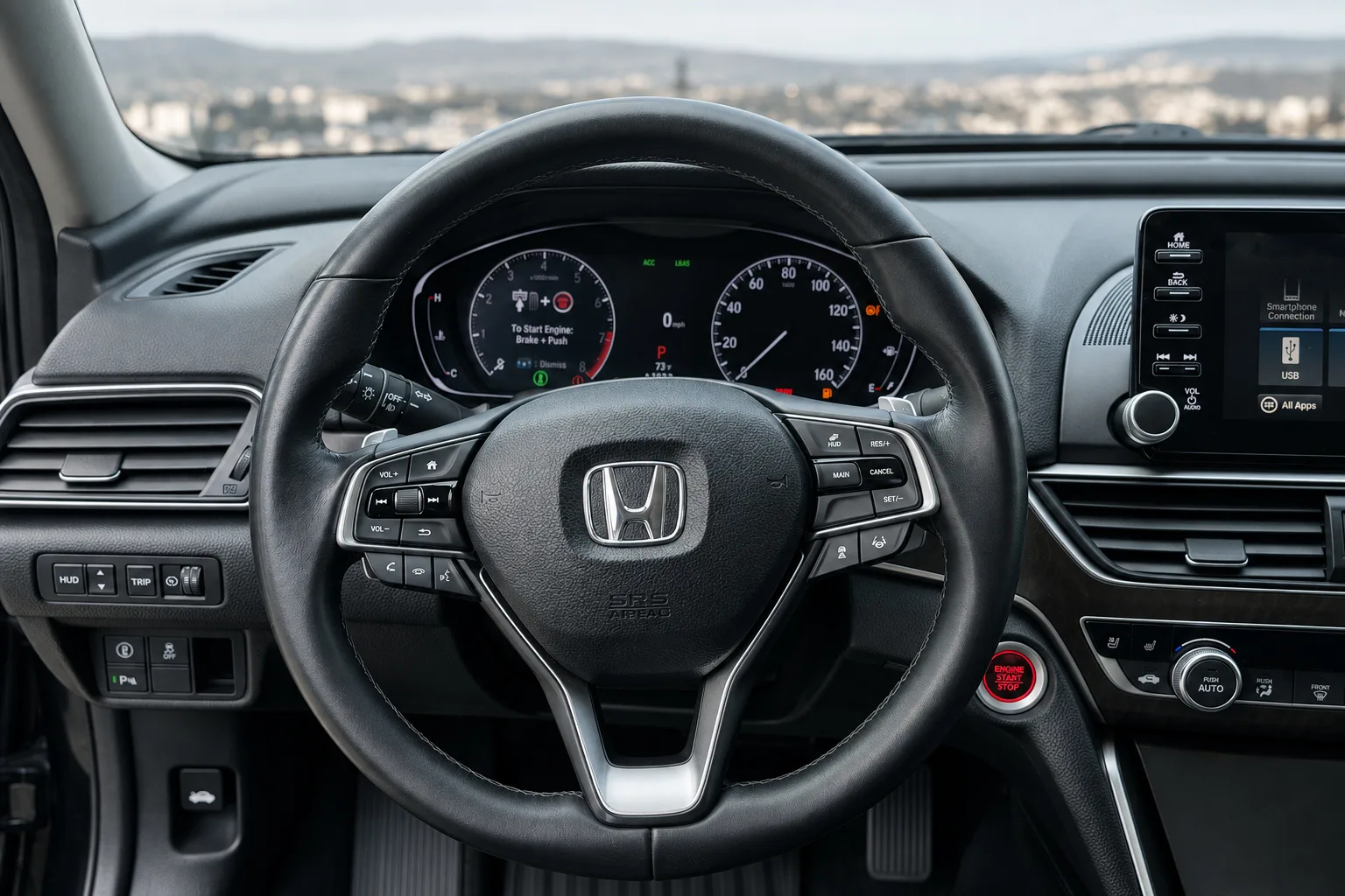 Honda Accord 2019 - rear view - RentGeo Cars