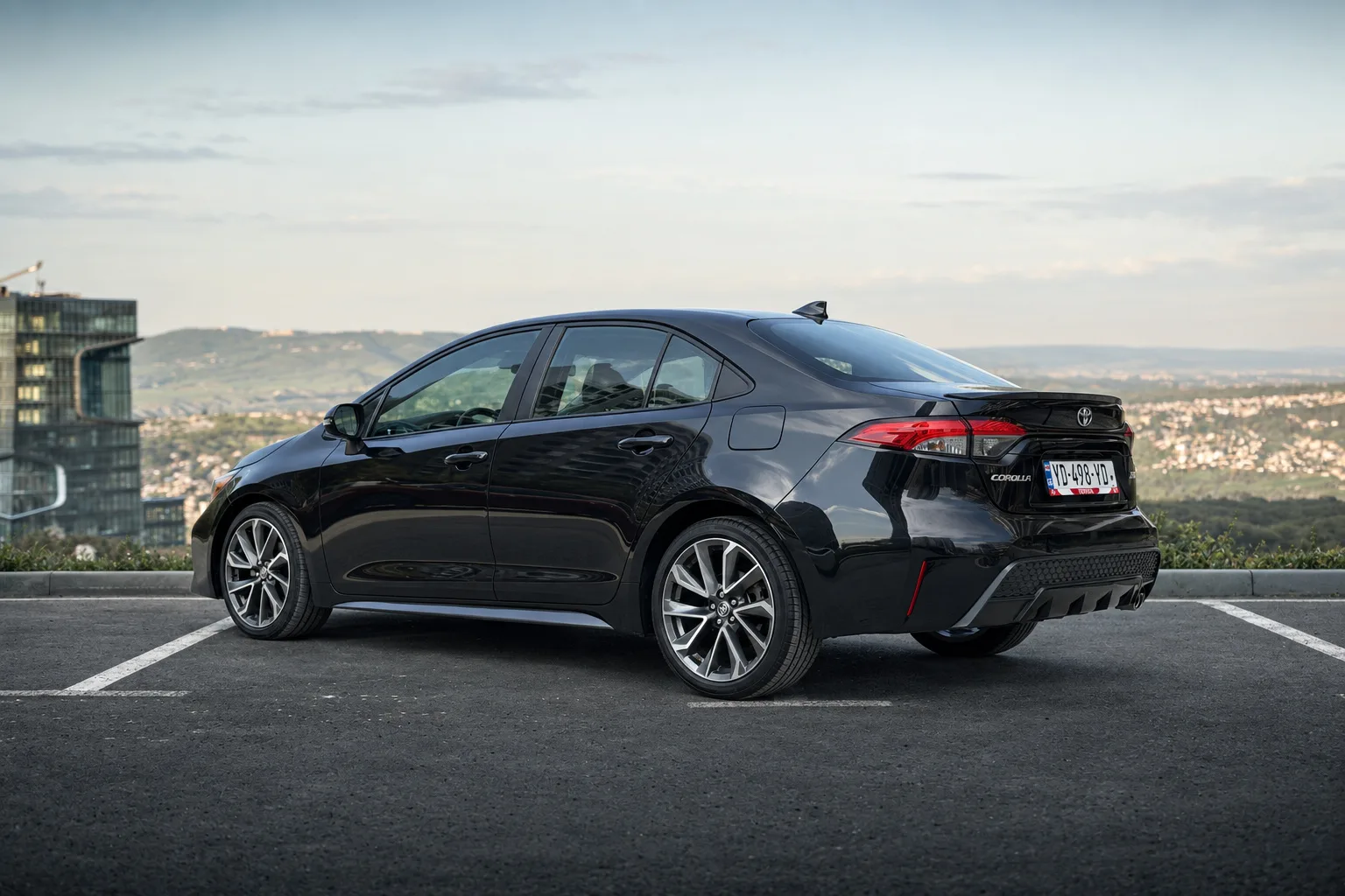 Toyota Corolla 2021 - rear view - RentGeo Cars